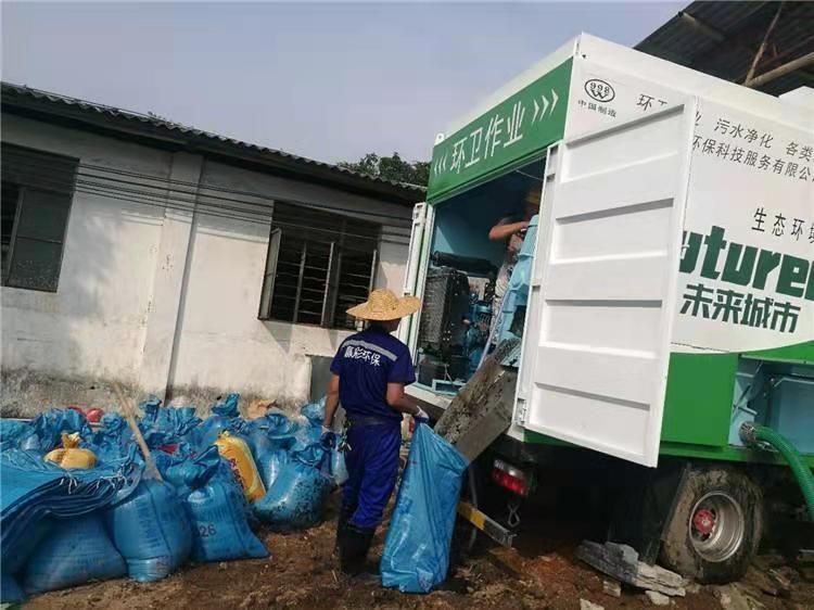 江州工业污泥压干处理